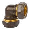 Compression Brass Elbow 90D CxC Bulk Pack of 10 Photo