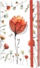 Bantex A5 Hardcover Lined Journal Notebook - Poppy Photo