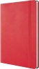 Bantex A5 PU Flexicover Lined Journal Notebook - Melon Photo