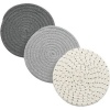 Maisonware Masisonware 100% Pure Cotton Weave Potholder Trivets Photo