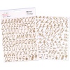 Rosies Studio One of a Kind Puffy Alphabet - Gold Photo