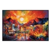 Fancy Artwork Canvas Wall Art :Fusion Abstract Mansion - Photo