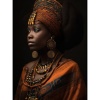 Fancy Artwork Canvas Wall Art :Beautiful African Woman - Photo