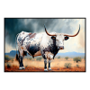 Fancy Artwork Canvas Wall Art :Big Nguni Bull - Photo