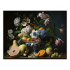 Fancy Artwork Canvas Wall Art :Fruit and Flower Basket - Photo