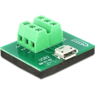 Photo of DeLOCK 65517 Adapter Micro USB Female > Terminal Block 6 pin