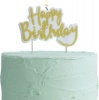 Ginger Ray Pick & Mix - Candles - Happy Birthday - Gold Photo