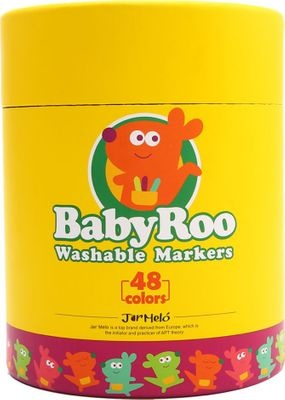 Photo of JarMelo Baby Roo Washable Markers: 48 Markers