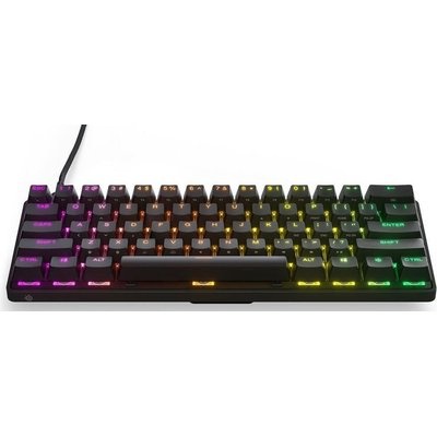 Photo of SteelSeries Apex Pro Mini keyboard USB QWERTY US English Black Type-C RGB Illumination
