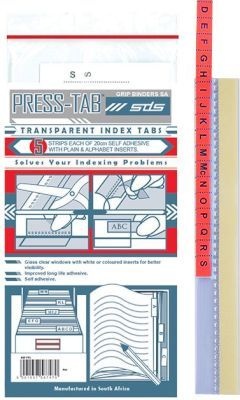 Photo of Treeline Transparent Index Press Tabs