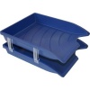 Bantex B9864 2 Optima Letter Trays with 4 Risers Photo