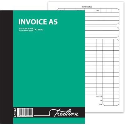Photo of Treeline Duplicate Pen Carbon Invoice Book