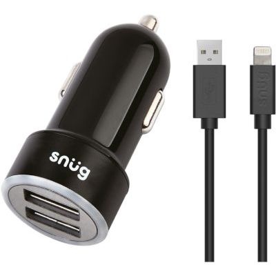 Photo of Snug Car Juice 3.4A 2-Port Car Charger With Lightning Cable