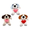 AZ Homes Plush Love Dog With Heart Assorted Photo