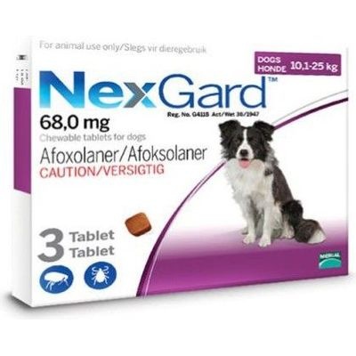 Photo of NexGard Chewable Tick & Flea Tablet for Dogs 10.1-25kg
