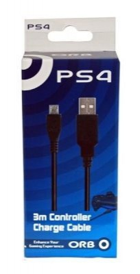 Photo of Orb USB to Micro USB Charging Cable for Playstation 4