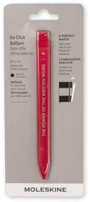 Photo of Moleskine Writing Go Ballpoint Pen Message with 1.0mm Black Ink