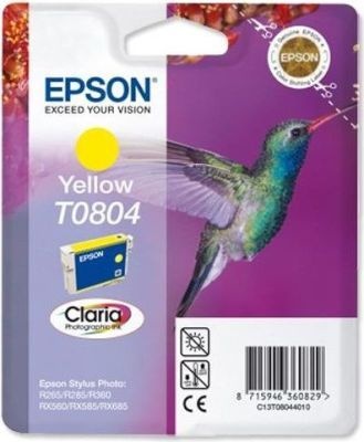 Photo of Epson T0804 Yellow Ink Cartridge