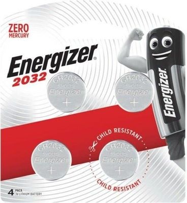 Photo of Energizer CR2032 3v Lithium Coin Battery Card 4