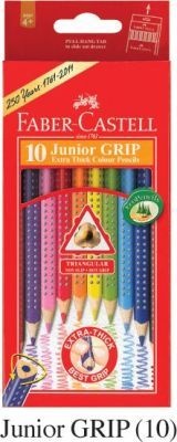 Photo of Faber Castell Faber-Castell Junior Grip Colours Extra Thick Triangular Colour Pencils