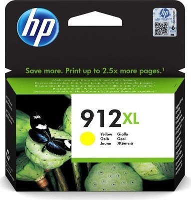Photo of HP 912XL High-Yield Yellow Original Ink Cartridge