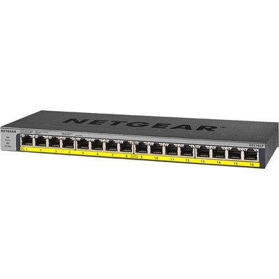 Photo of Netgear GS116PP Unmanaged Gigabit Ethernet Power over Ethernet Black
