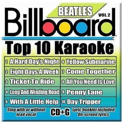 Photo of Sybersound Records Billboard Beatles Top 10 Karaoke 2 CD