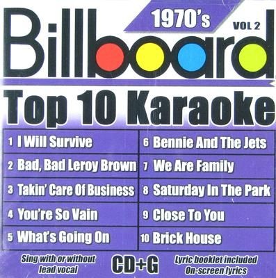 Photo of Sybersound Billboard Top 10 Karaoke: 1970's Vol2 CD