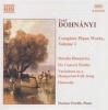 Complete Piano Works Volume 1 - Dohnanyi Photo