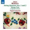 Naxos Miklos Rozsa: String Quartets Nos. 1 and 2/String Trio Photo