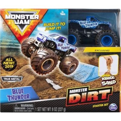 Photo of Monster Jam Kinetic Sand Monster Dirt Die-Cast Starter Set 1:64