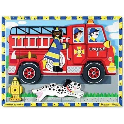 Photo of Melissa Doug Melissa & Doug Chunky Puzzles - Fire Truck