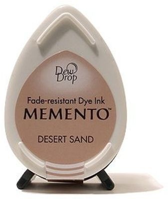 Photo of Tsukineko Memento D.Drop Ink Pad - Desert Sand - Water-Based Ink