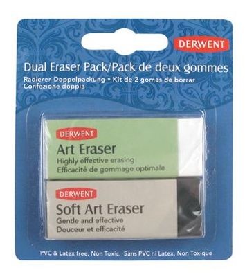 Photo of Derwent Dual Eraser Twin Pack