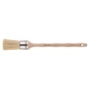 Escoda Square Edge Bristle Round Brush - No.8. - Stainless Steel Ferrule 36mm Photo