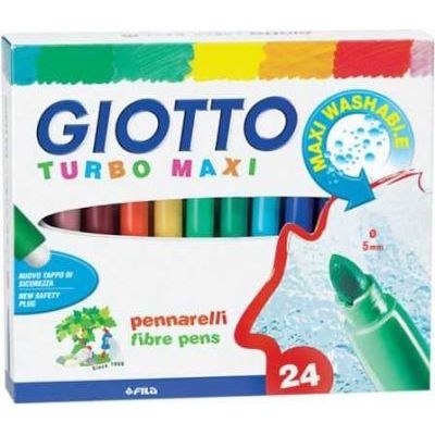 Photo of Giotto Turbo Maxi Felt Tip Pens