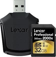 Photo of Lexar Professional SDHC UHS-2 Memory Card