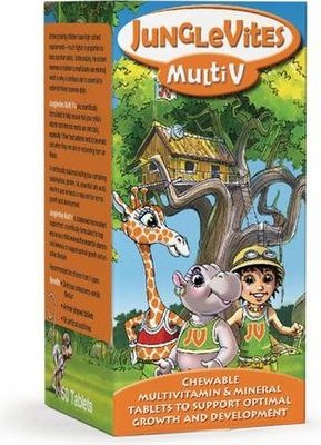 Photo of Junglevites Multi V Chewable Multivitamin and Mineral Tablets