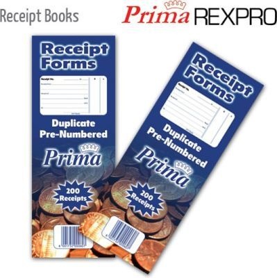 Photo of Prima Receipt Book