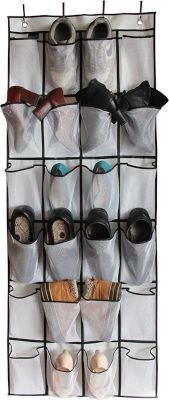 Photo of HomeFX Shoe Organiser - 24 Large Mesh Pockets