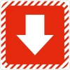Parrot Products Parrot Sign - Symbolic Red Arrow on White ACP Photo
