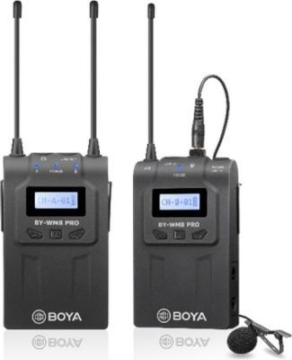 Photo of BOYA BY-WM8 Pro-K1 UHF Dual-Channel Wireless Microphone System