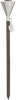 Blomus Orchos Stainless Steel Gel Burning Garden Torch Photo