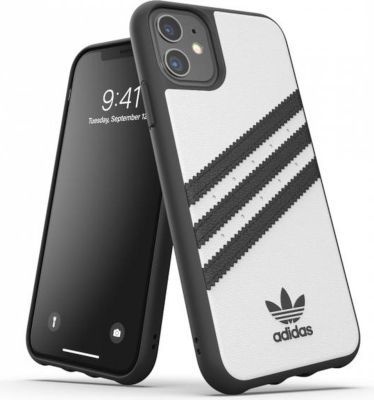 Photo of Adidas 36291 mobile phone case 15.4 cm Cover Black White 3-Stripes Snap Case for iPhone 11