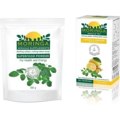 Photo of Moringa Initiative Moringa Powder and Moringa Tea - Lemon & Ginger Infusion