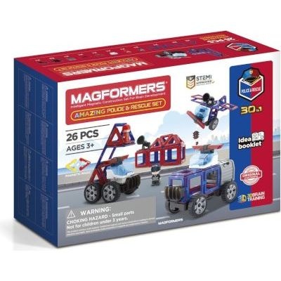 Photo of Magformers Amazing Police & Rescue Set