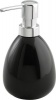 WENKO - Soap Dispenser - Polaris Range - Black - Ceramic Photo