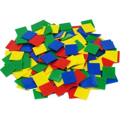 Photo of EDX Education Multi-Coloured Plastic Tiles