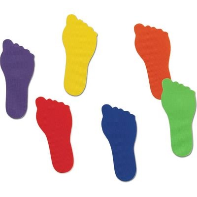 Photo of EDX Education Multi-Coloured Footprints