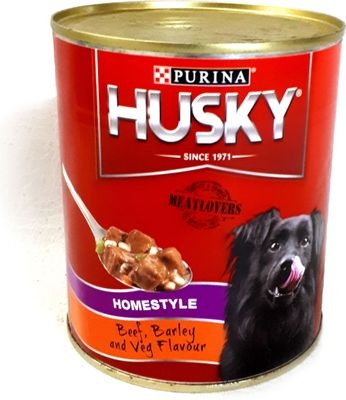 Photo of Husky Homestyle - Beef Barley & Veg Flavour Tinned Dog Food